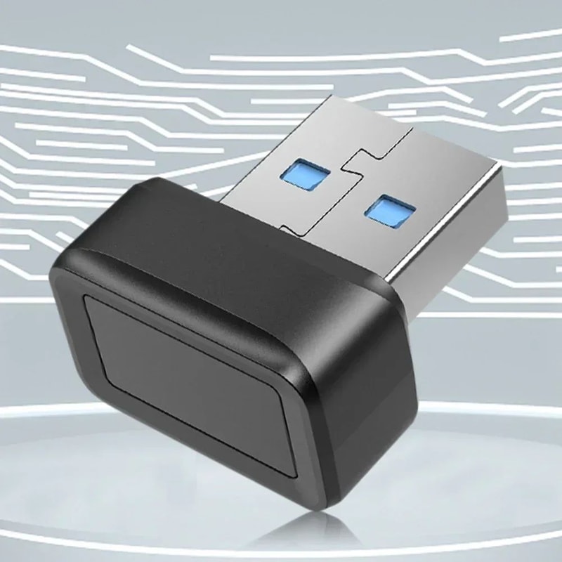 USB Fingerprint Scanner For Windows Hello Secure Login Key 4