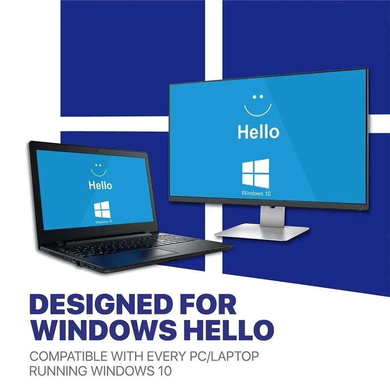 USB Fingerprint Scanner For Windows Hello Secure Login Key 5