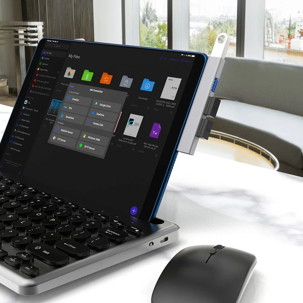 USBC Hub 4Port USB 30 Adapter For MacBook Laptop Tablet 5