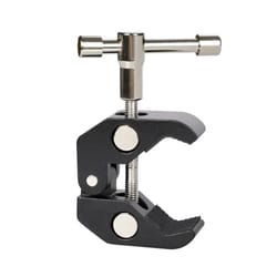 flexmount pro double ball head clamp – adjustable camera clamp mount with 1/4" screw for monitor, led light & video gear