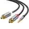 35mm To RCA Audio Cable Adapter For TV Speakers Amplifiers Aux Jack To Dual RCA Male Splitter 6