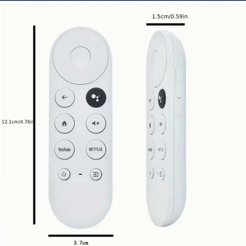 Google TV Snow Voice Remote Replacement For Streaming Devices 2