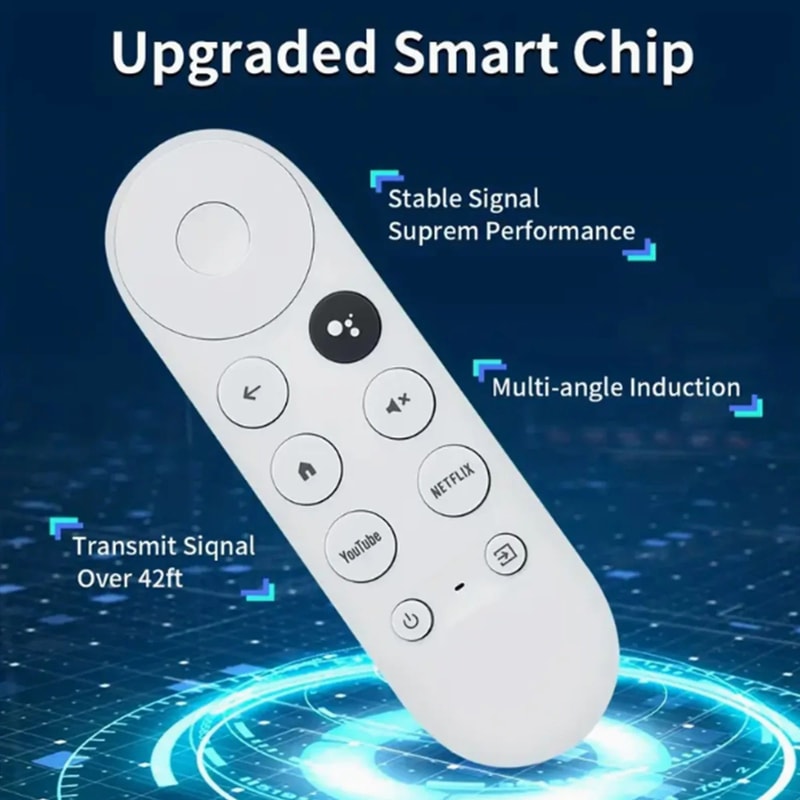 Google TV Snow Voice Remote Replacement For Streaming Devices 5