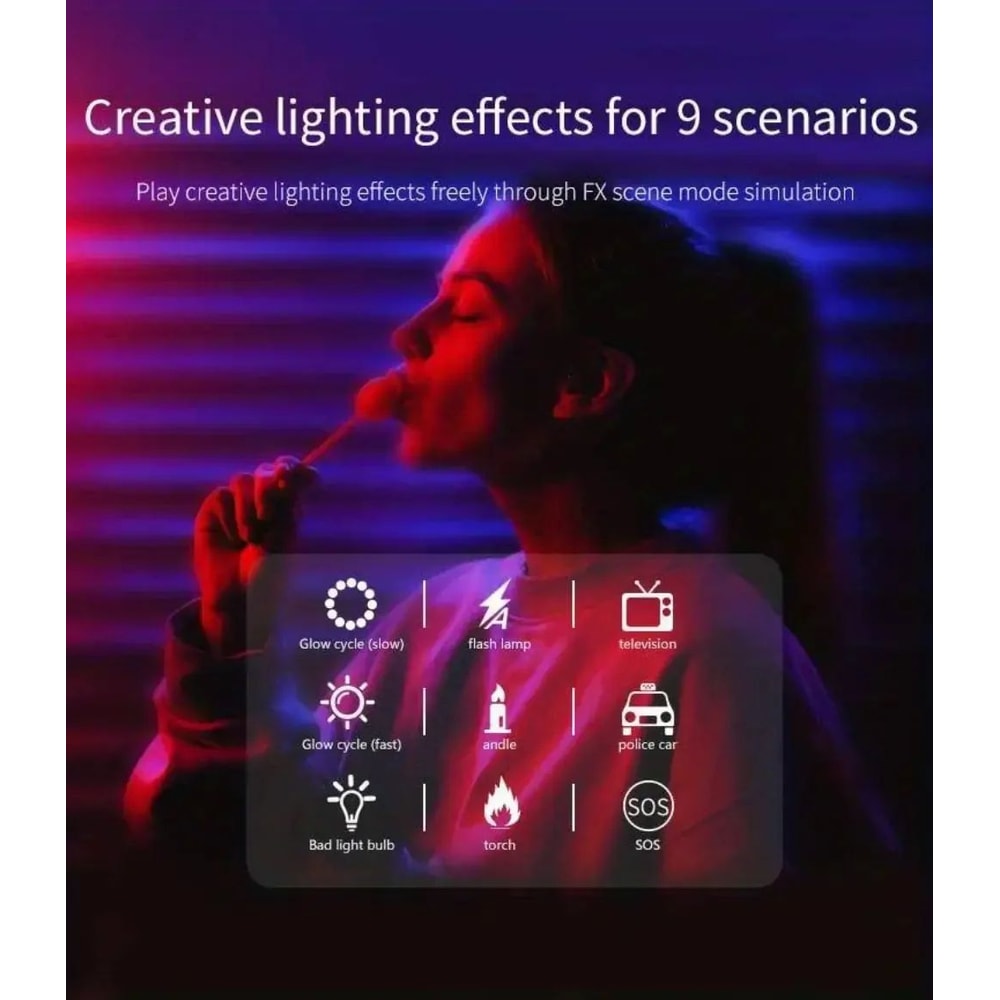 PocketGlow Mini RGB LED Fill Light For Camera And Smartphone Photography 3