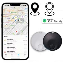 mini smart bluetooth tracker for apple find my – ios key, luggage & backpack locator