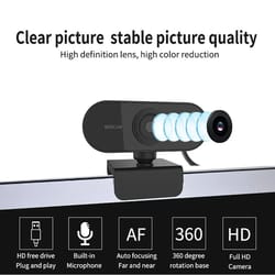1080p hd mini usb webcam with microphone for clear video calls