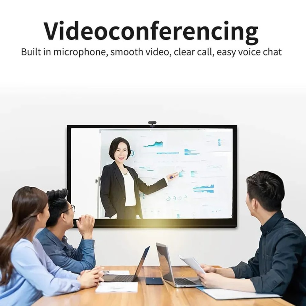 1080P HD Mini USB Webcam With Microphone For Clear Video Calls 3