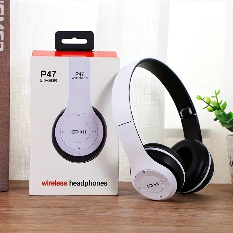 Bluetooth 50 Foldable Wireless Headphones With HiFi Bass Mic For Gaming And Daily Use 2