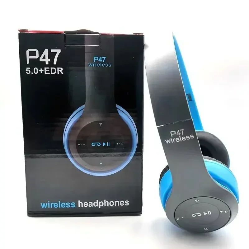 Bluetooth 50 Foldable Wireless Headphones With HiFi Bass Mic For Gaming And Daily Use 10