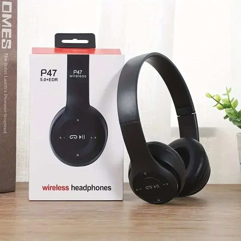 Bluetooth 50 Foldable Wireless Headphones With HiFi Bass Mic For Gaming And Daily Use 12