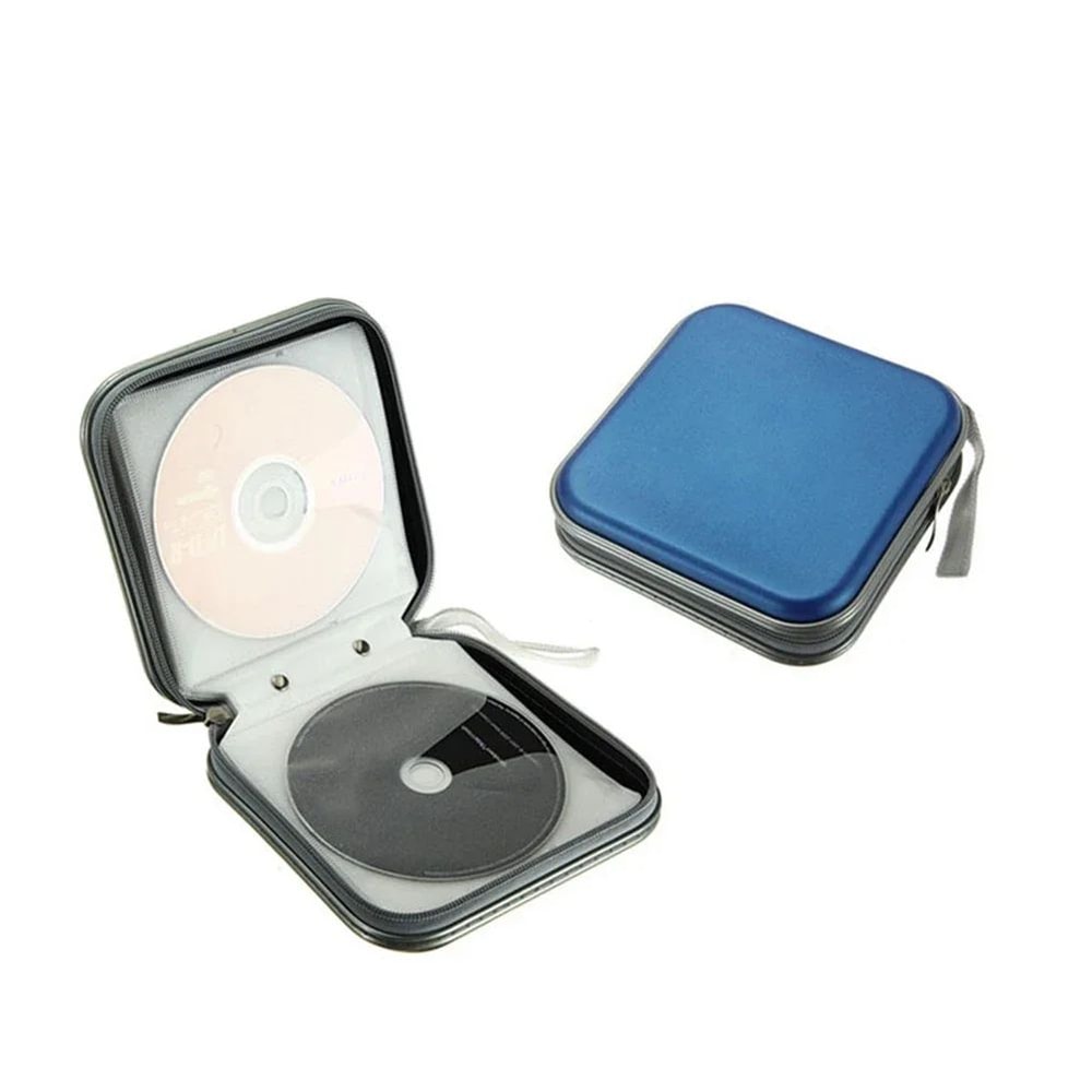Portable EVA CD DVD Storage Case 40 Capacity Zipper Organizer For Home Office Car 2