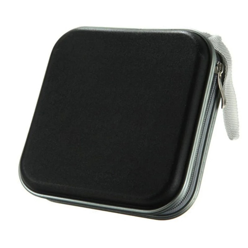 Portable EVA CD DVD Storage Case 40 Capacity Zipper Organizer For Home Office Car 9