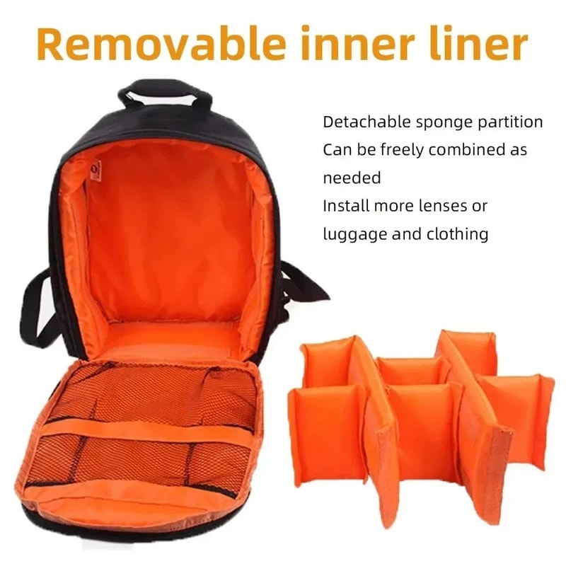 Waterproof MultiFunctional Camera Backpack For DSLR Mirrorless Photography 5