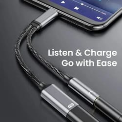 wangyou 2-in-1 usb-c headphone & fast charging adapter with pd 3.0