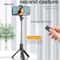 FlexPro Bluetooth Selfie Stick Tripod With Wireless Remote Extendable Phone Stand For Photos Video 3