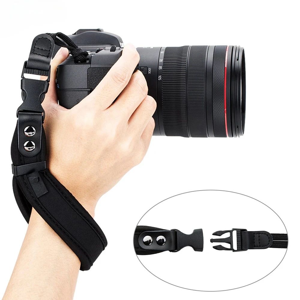 JJC Adjustable Neoprene Camera Wrist Strap For DSLR Mirrorless Cameras 4