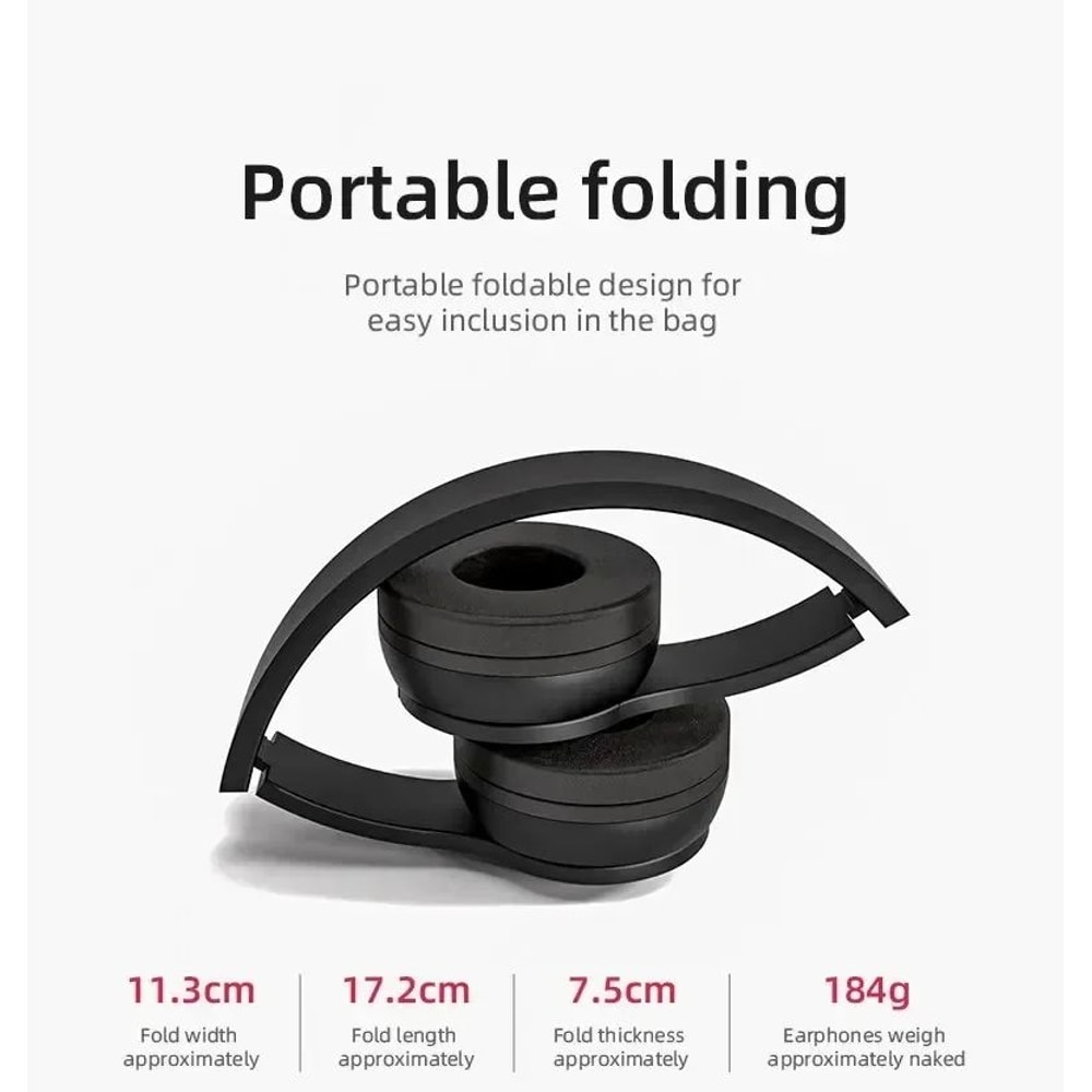 P47 Wireless Bluetooth Headphones With Noise Isolation HandsFree Calls 10