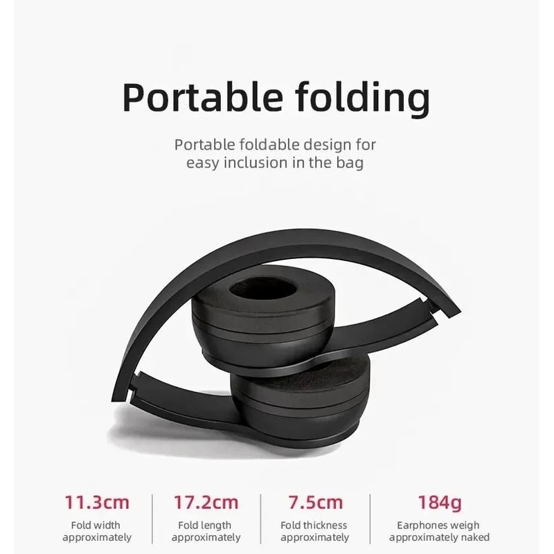 P47 Wireless Bluetooth Headphones With Noise Isolation HandsFree Calls 10