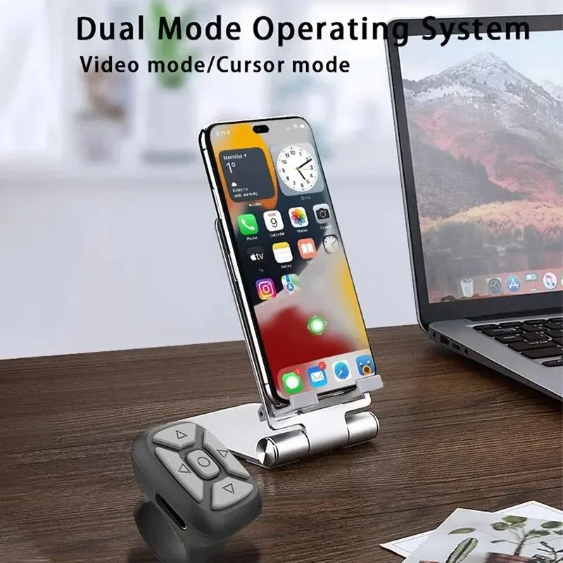 Bluetooth Selfie Remote Ring For Phones Wireless Camera Music Controller 5