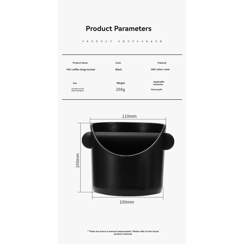Espresso Knock Box Coffee Grounds Container For Home Baristas 10