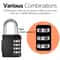 SecureGuard 4Digit Waterproof Combination Padlock For Luggage Doors Lockers 0