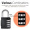 SecureGuard 4Digit Waterproof Combination Padlock For Luggage Doors Lockers 0