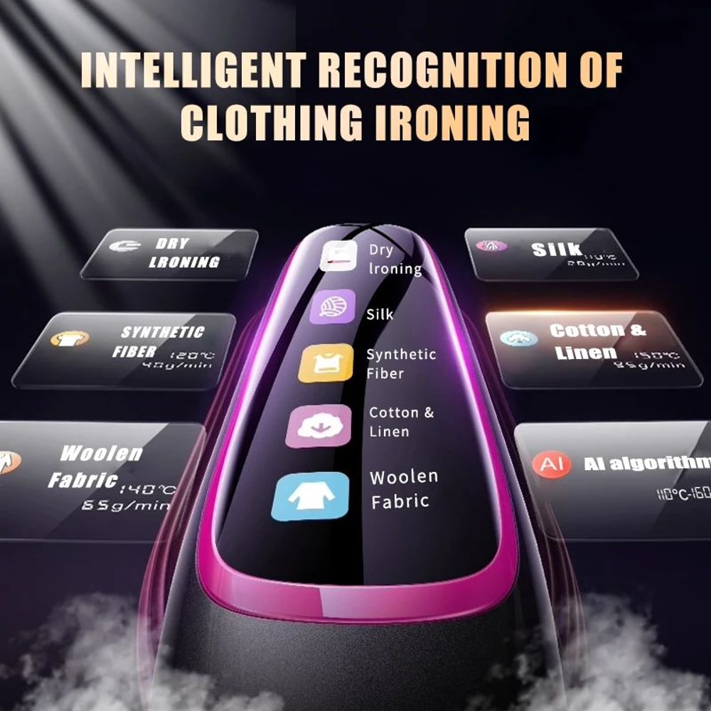 Portable Handheld Garment Steamer Mini Clothes Steamer FastHeat Travel Steam Iron For WrinkleFree