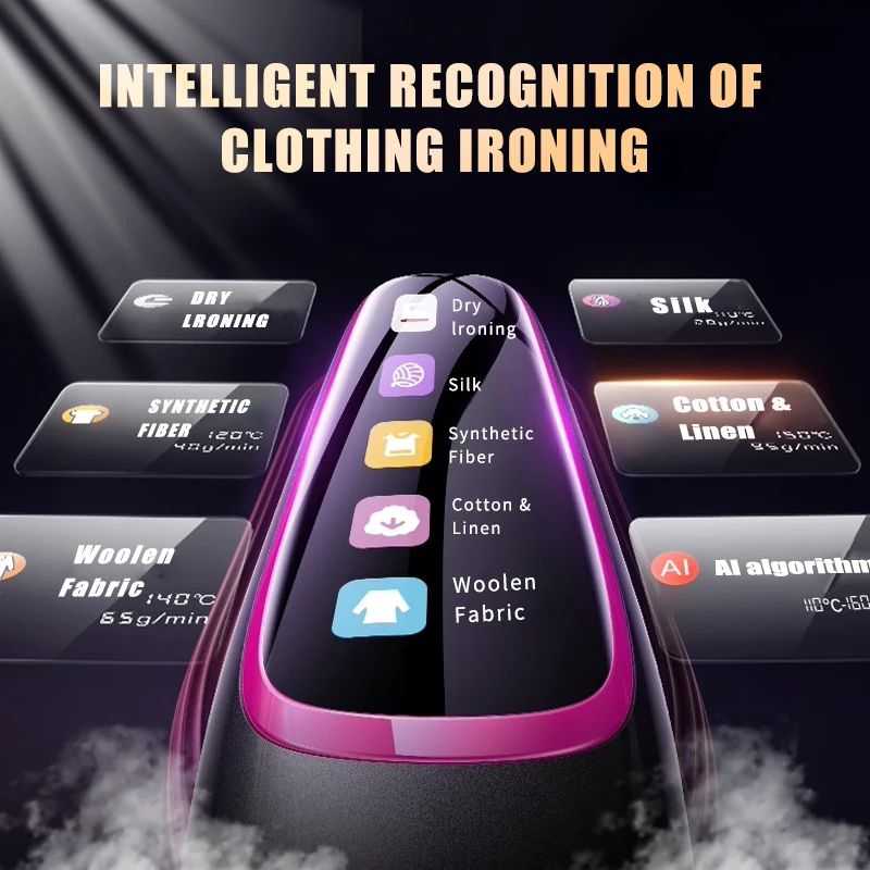 Portable Handheld Garment Steamer Mini Clothes Steamer FastHeat Travel Steam Iron For WrinkleFree