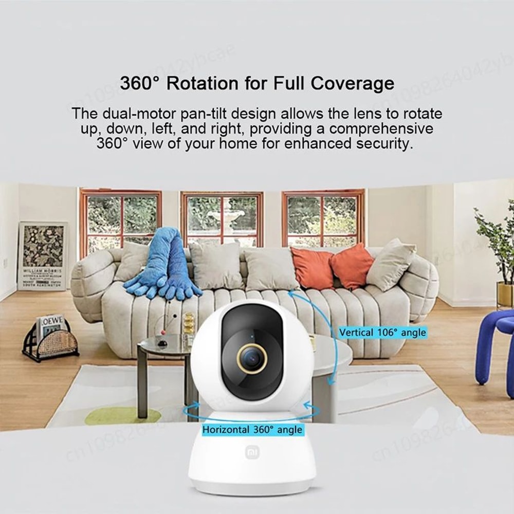 Xiaomi 2K Smart PTZ WiFi Security Camera With Color Night Vision AI Detection 1