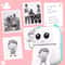 Mini Cat Portable Thermal Printer Pocket Bluetooth Photo Label Printer For IOS Android 5