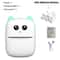 Mini Cat Portable Thermal Printer Pocket Bluetooth Photo Label Printer For IOS Android 11