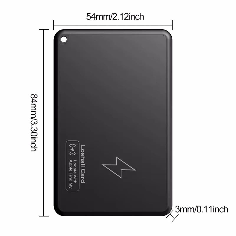 UltraSlim Find My Wallet Tracker Card With Wireless Charging Waterproof Design 1