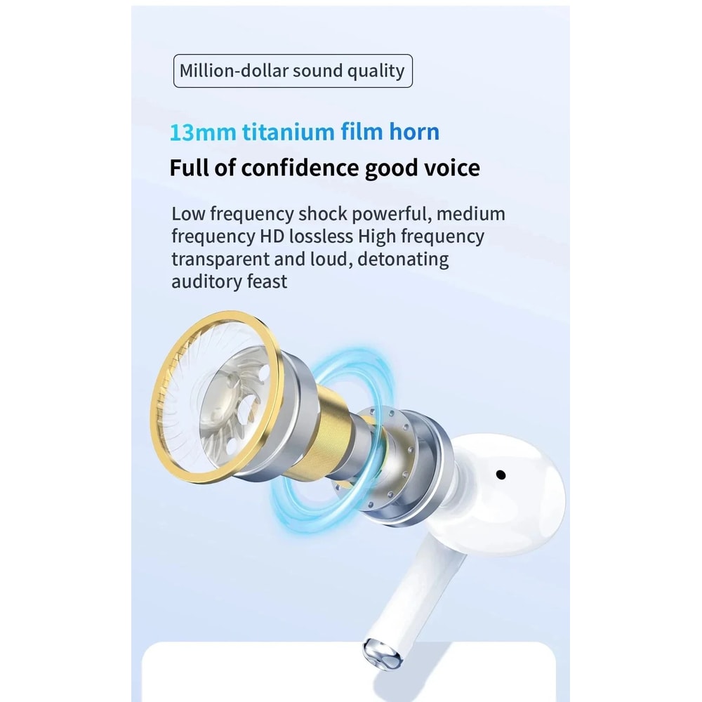 Air Pro 5 TWS Max Wireless Bluetooth Earphones HiFi Sound Low Latency Earbuds 6