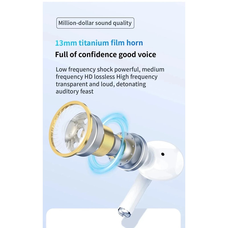 Air Pro 5 TWS Max Wireless Bluetooth Earphones HiFi Sound Low Latency Earbuds 6