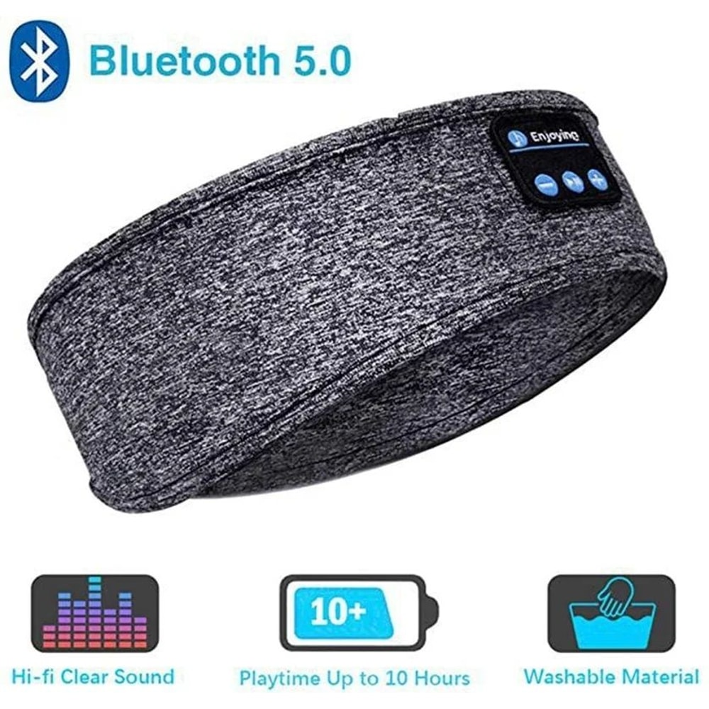 Bluetooth Sleep Mask Headphones Headband For Side Sleepers UltraThin Wireless Eye Mask 7