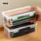 Large Capacity Translucent Plastic Pencil Case Organizer Set 6