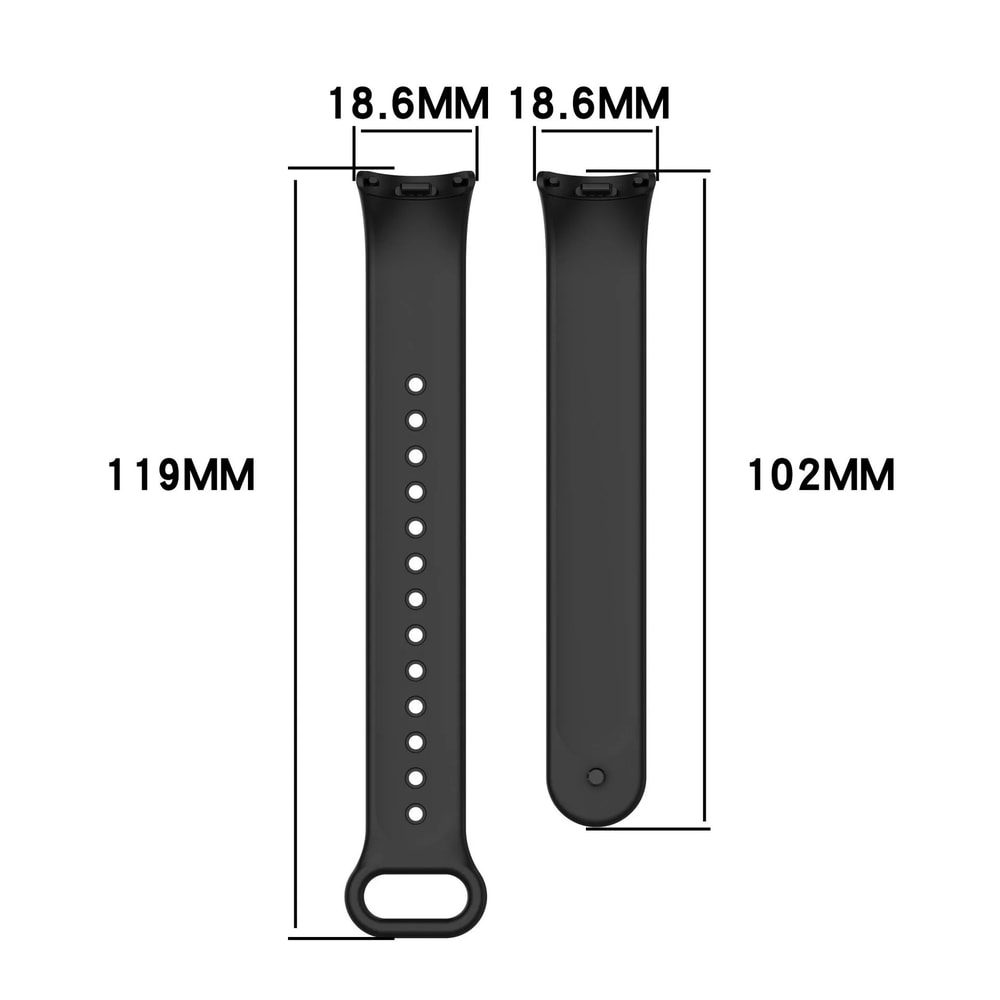 SportFlex Silicone Xiaomi Mi Band Strap Comfortable Replacement Wristband For Mi Band 8 9 10 1