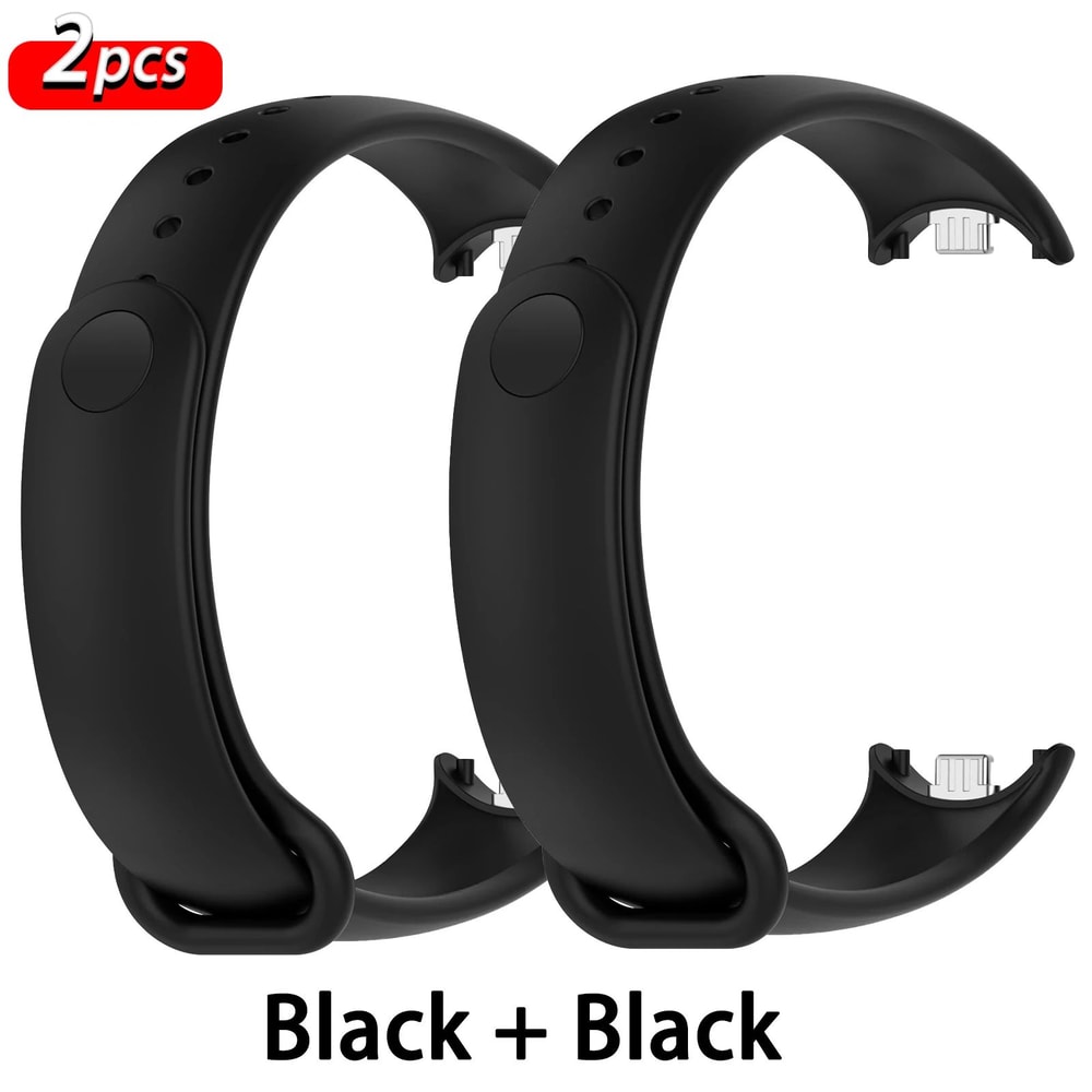 SportFlex Silicone Xiaomi Mi Band Strap Comfortable Replacement Wristband For Mi Band 8 9 10 20