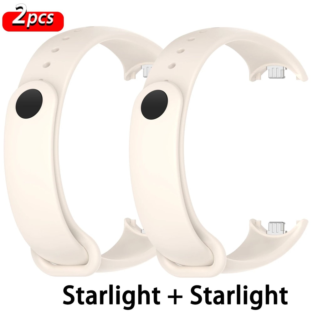 SportFlex Silicone Xiaomi Mi Band Strap Comfortable Replacement Wristband For Mi Band 8 9 10 21