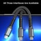 LumiFlex 3in1 100W Fast Charging Braided Cable With LED Glow 4