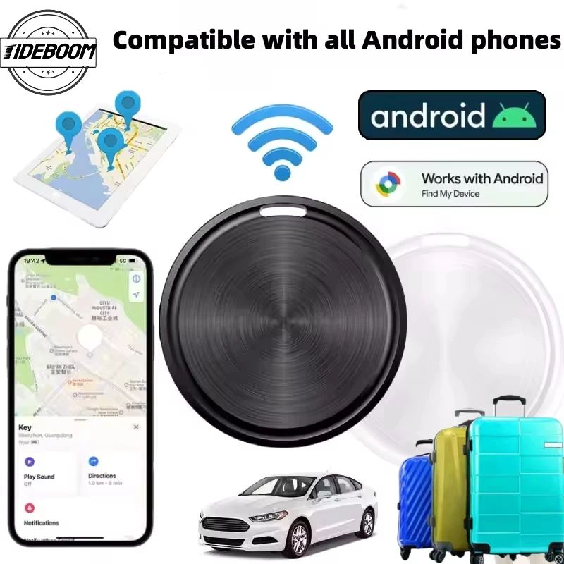 Bluetooth Mini GPS Tracker For Keys Wallets Bags Google Find My Device Compatible Locator 0