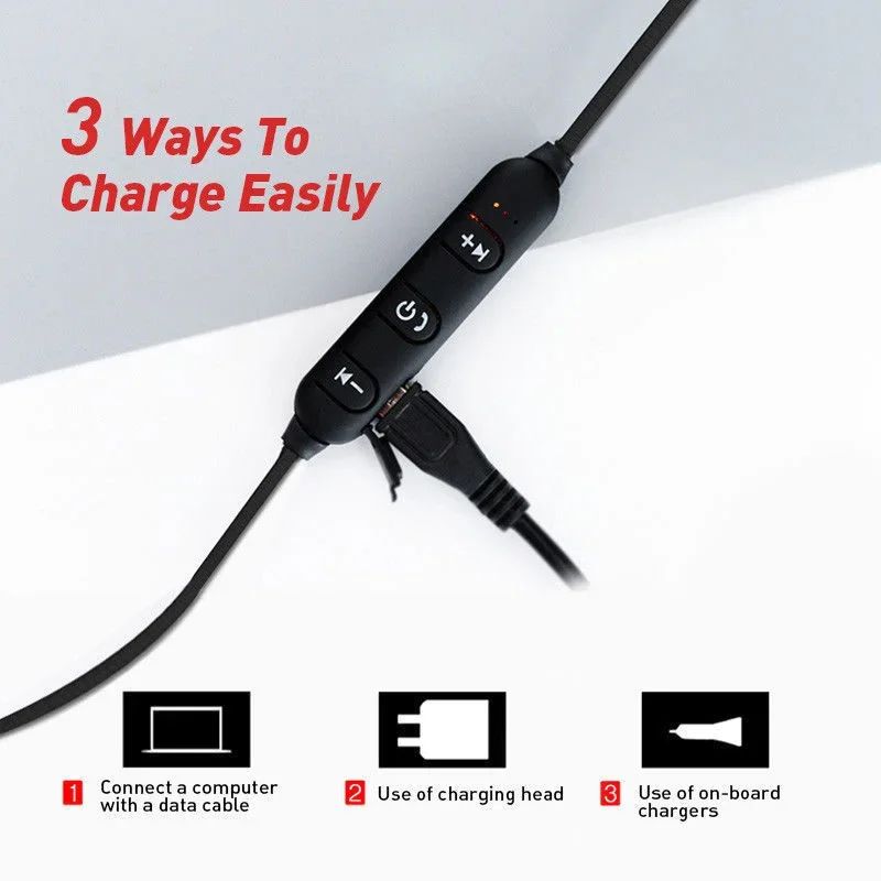 XT11 Magnetic Bluetooth Neckband Earbuds For Sports Daily Use 4