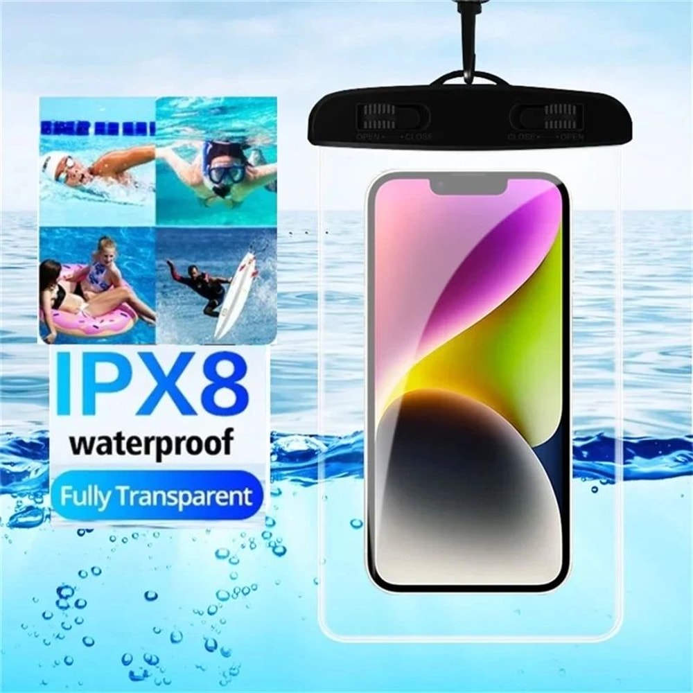 IP68 Waterproof Phone Pouch For Swimming And Beach Universal Underwater Case 1