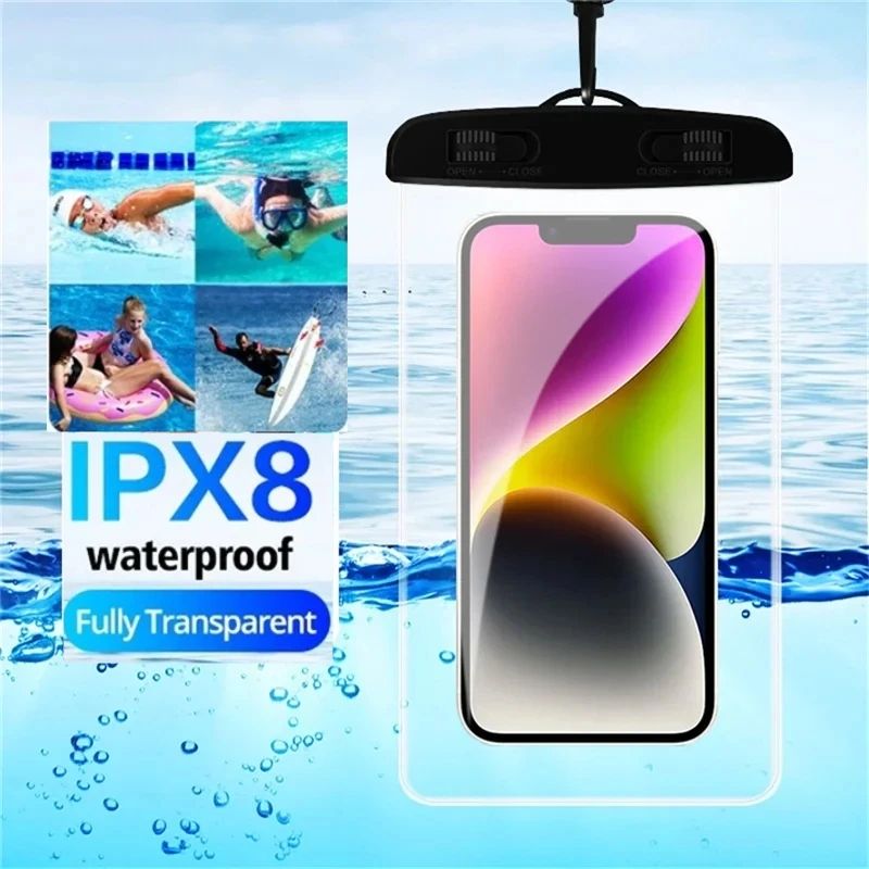 IP68 Waterproof Phone Pouch For Swimming And Beach Universal Underwater Case 1