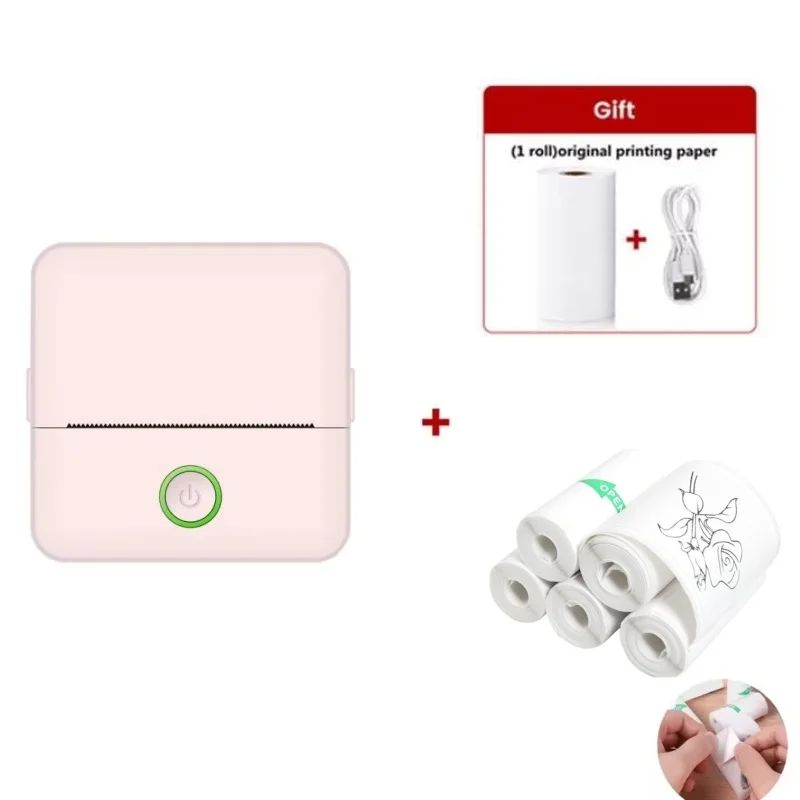 PocketPrint Mini Portable Printer Inkless Thermal Sticker Photo Printer 12