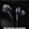 USBC Wired Earphones For Samsung Galaxy HiFi Sound BuiltIn Mic Comfort Fit 0