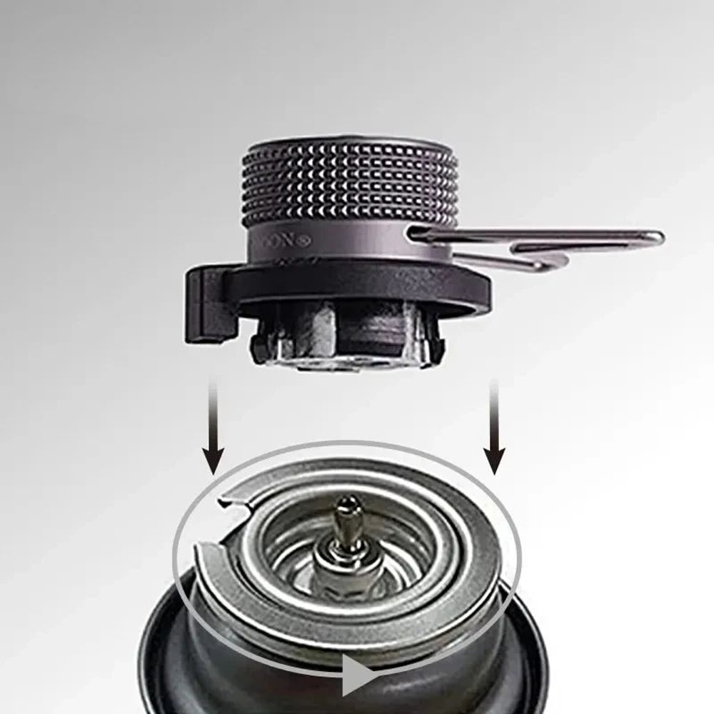 Universal Butane Adapter With Bracket For Lindal Valve Gas Canisters 3