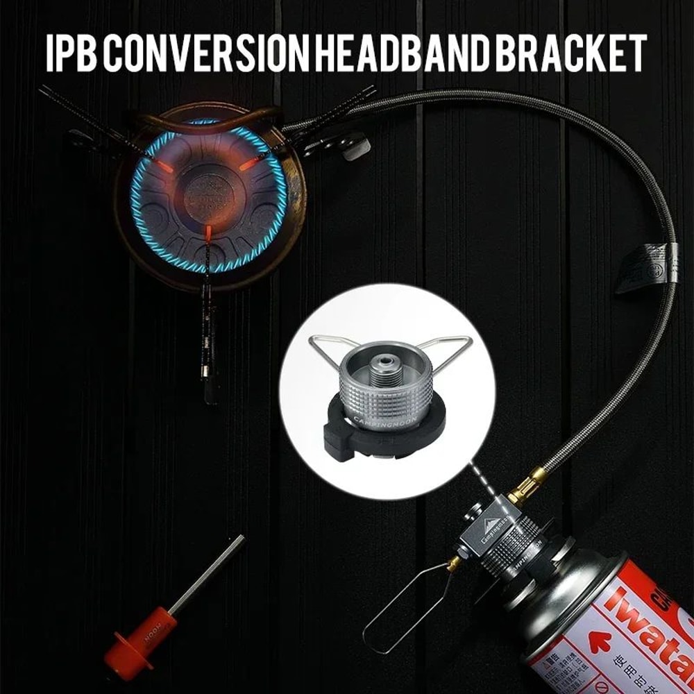 Universal Butane Adapter With Bracket For Lindal Valve Gas Canisters 4