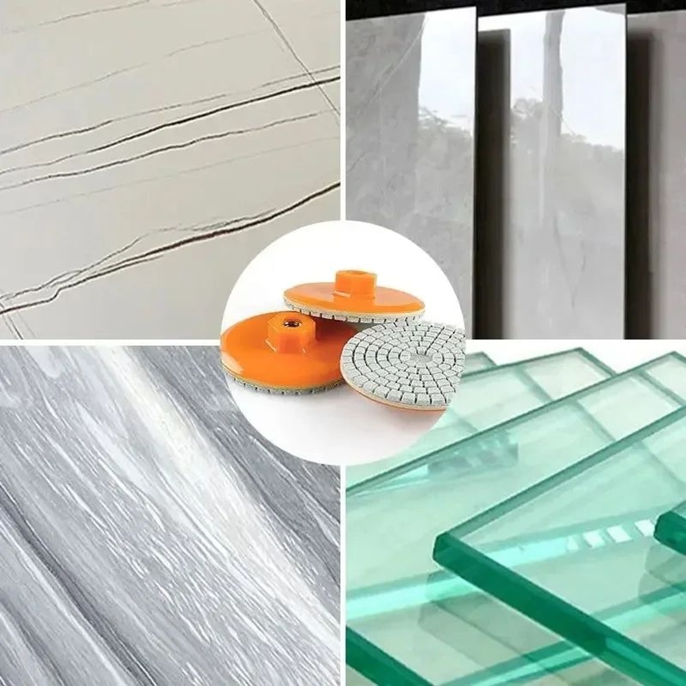 80mm Ceramic Tile Edge Polishing Disc For Angle Grinder Dry Chamfering Stone Grinding Wheel 2