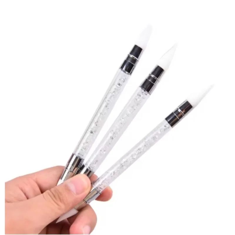 DoubleHead Silicone Nail Art Pen For Sculpting Embossing Precision Design 4
